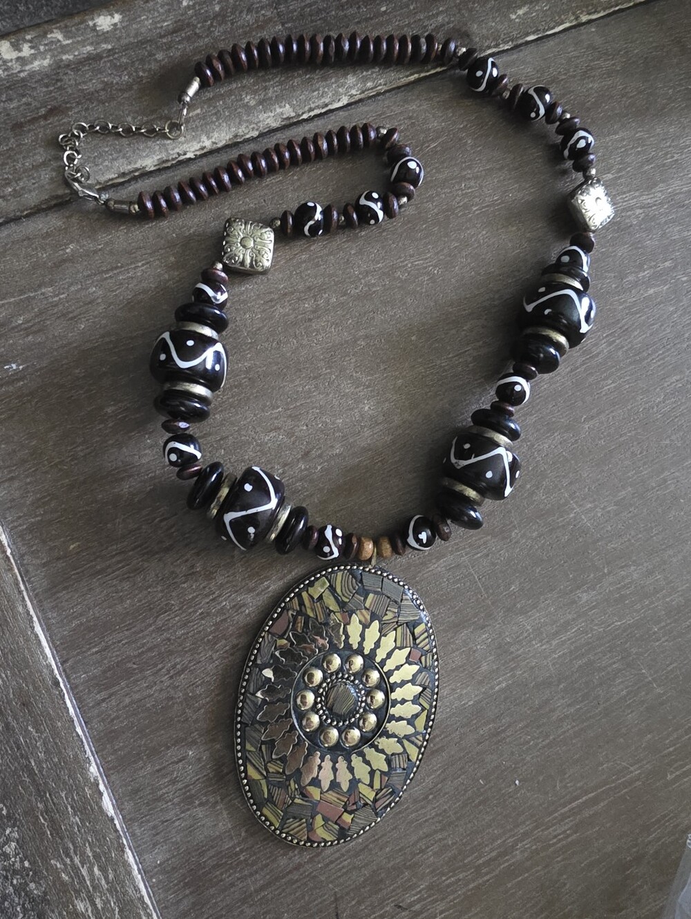 Sunflower Pendant Necklace - Picture 3 of 9